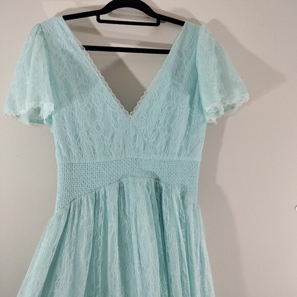 Alice and Olivia Gown Powder Blue NWT MSRP $595 - Picture 10 of 12